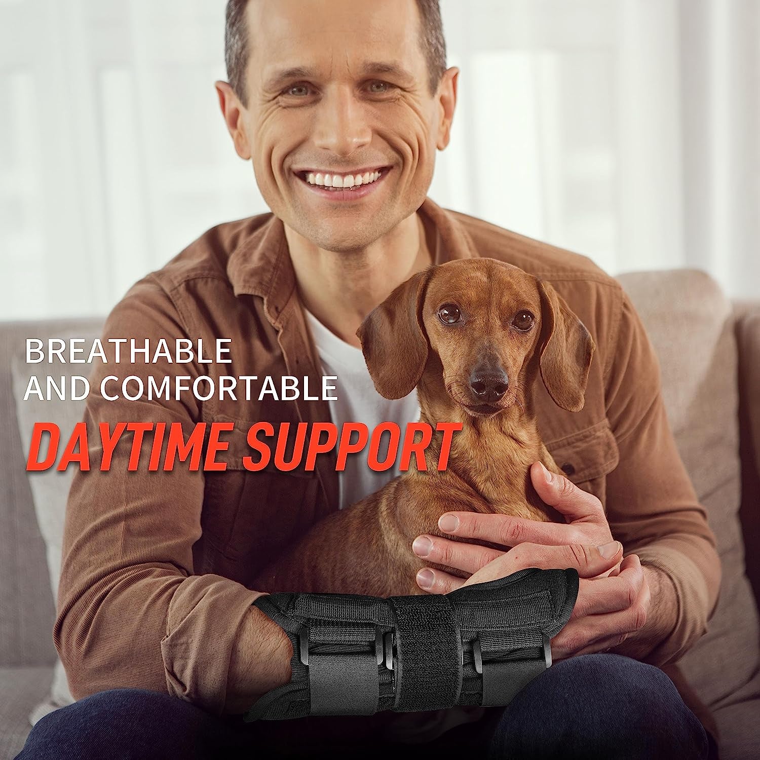 Wrist Brace, FSA HSA Eligible Hand Brace, Carpal Tunnel Wrist Splint Night Support for Women Men, Pain Relief Support -Tendonitis, Arthritis, Sprain, Right Hand, Small/Medium